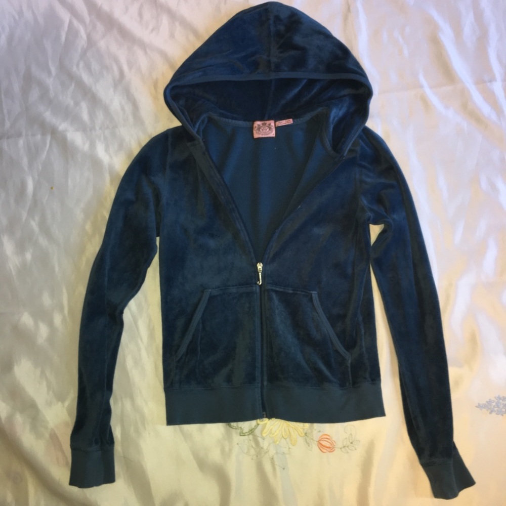 Juicy Couture Velour Zip Up Hoodie